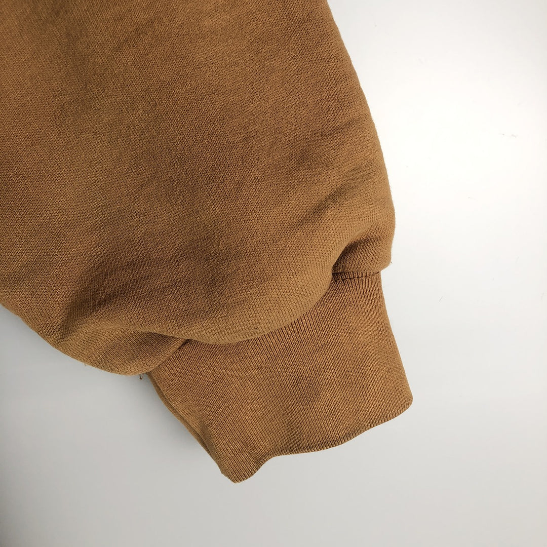 00'S Carhartt Sweat Full Zip Hoodie Men's L size cotton ocher yellow type Vintage Second Hand