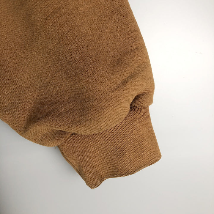 00'S Carhartt Sweat Full Zip Hoodie Men's L size cotton ocher yellow type Vintage Second Hand