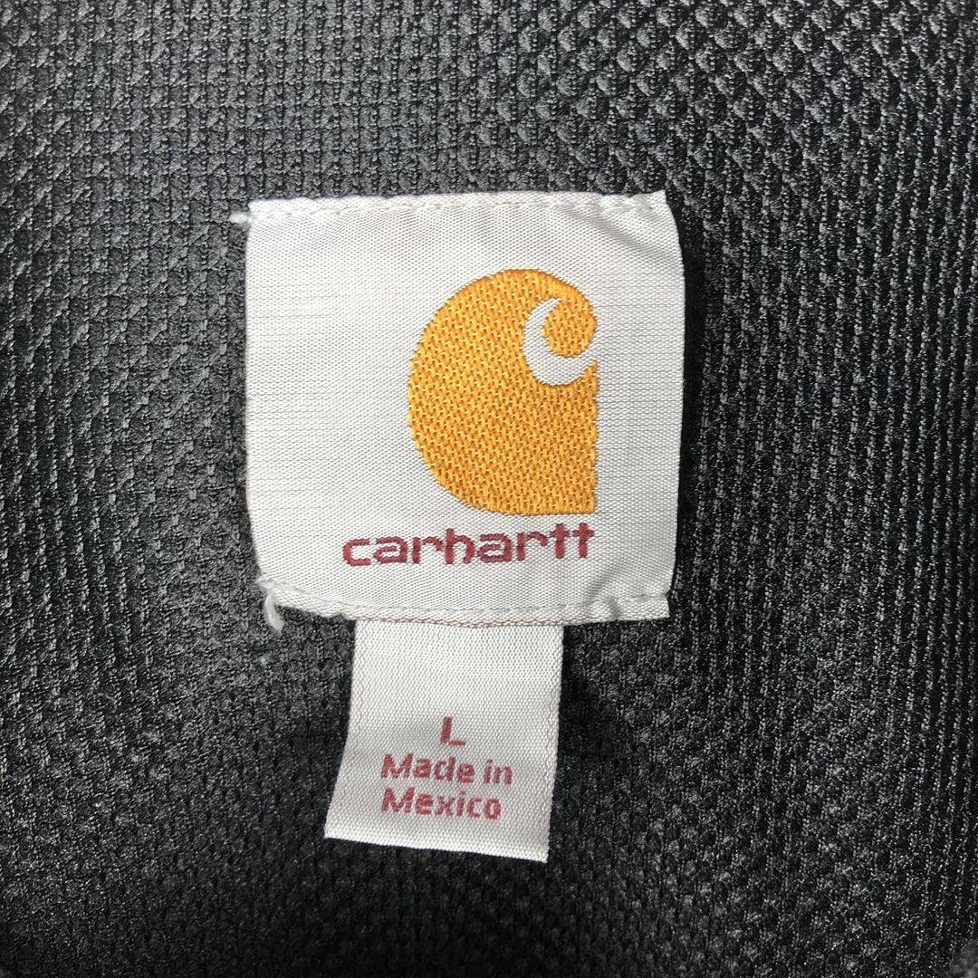 Carhartt RAIN DEFENDER Rain Defender Full-Zip Sweatshirt, Men's Size L cotton Khaki type Vintage Second Hand