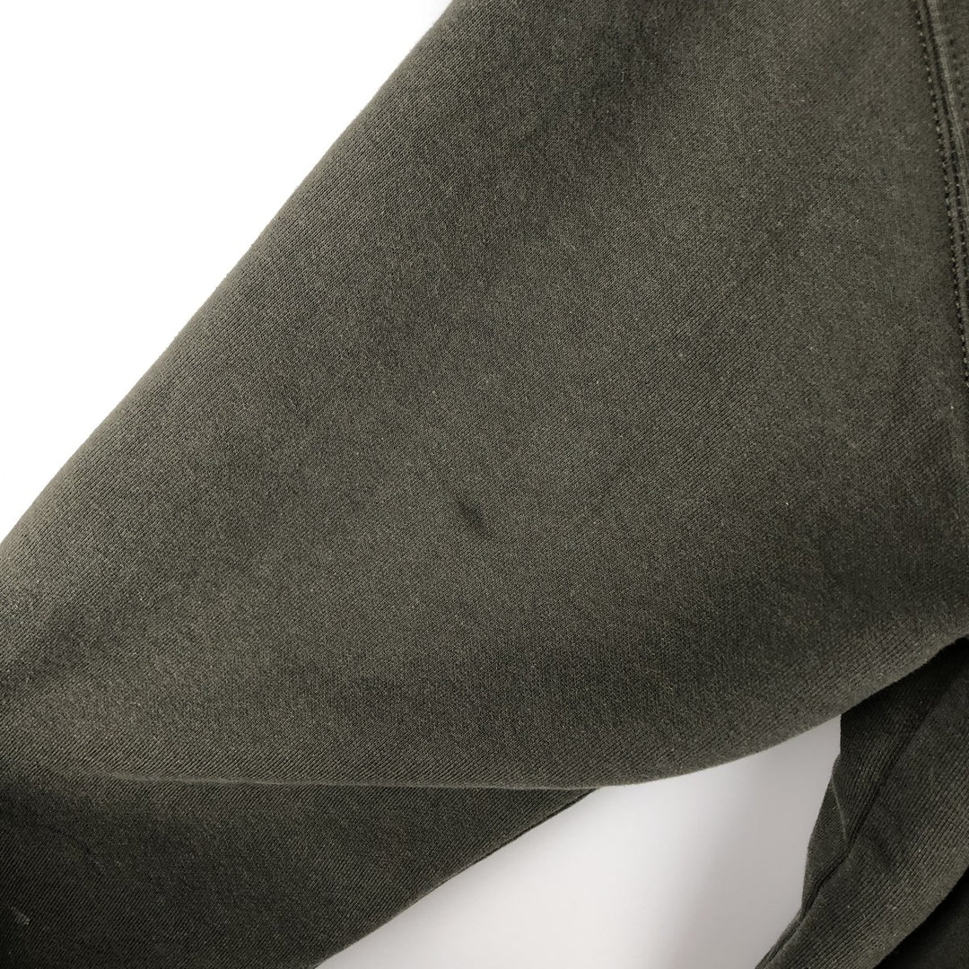 Carhartt RAIN DEFENDER Rain Defender Full-Zip Sweatshirt, Men's Size L cotton Khaki type Vintage Second Hand