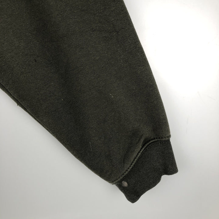 Carhartt RAIN DEFENDER Rain Defender Full-Zip Sweatshirt, Men's Size L cotton Khaki type Vintage Second Hand