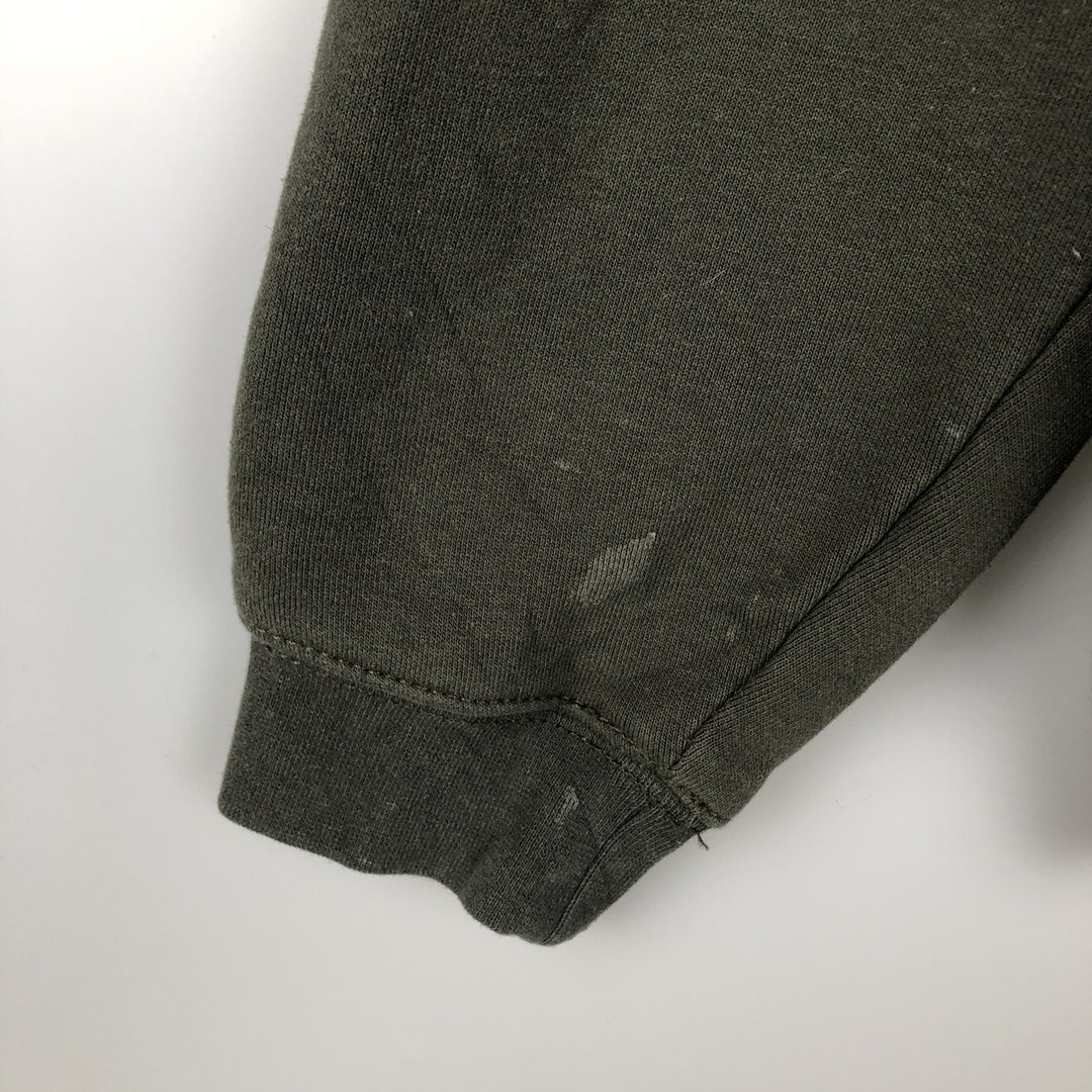 Carhartt RAIN DEFENDER Rain Defender Full-Zip Sweatshirt, Men's Size L cotton Khaki type Vintage Second Hand