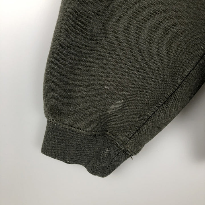 Carhartt RAIN DEFENDER Rain Defender Full-Zip Sweatshirt, Men's Size L cotton Khaki type Vintage Second Hand