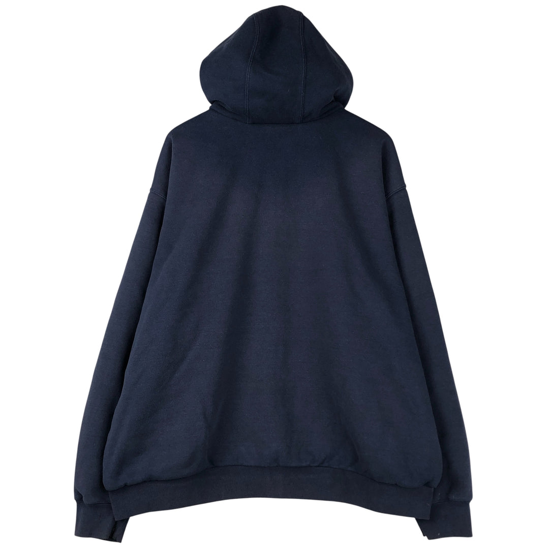 Carhartt Sweat Full Zip Hoodie Men's XXL unclear navy blue type Vintage Second Hand