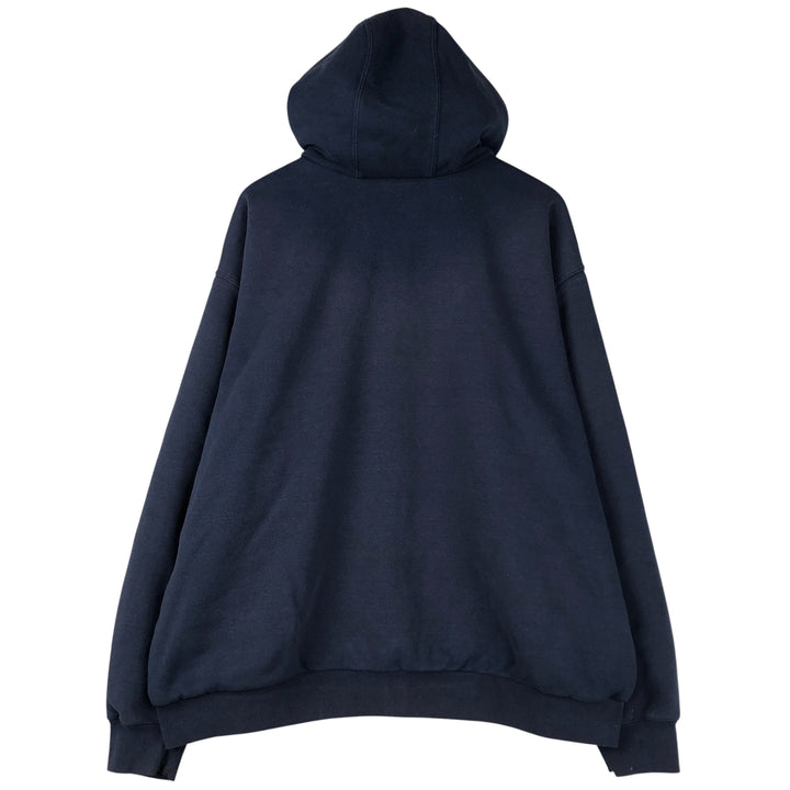 Carhartt Sweat Full Zip Hoodie Men's XXL unclear navy blue type Vintage Second Hand
