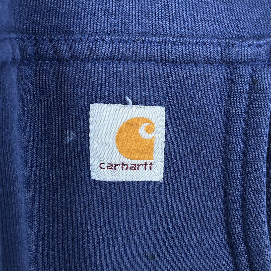 Carhartt Sweat Full Zip Hoodie Men's XXL unclear navy blue type Vintage Second Hand