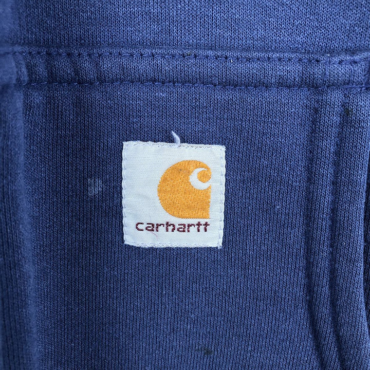 Carhartt Sweat Full Zip Hoodie Men's XXL unclear navy blue type Vintage Second Hand