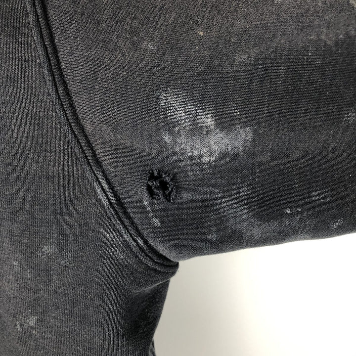 Carhartt Painted Full-Zip Sweatshirt, Men's XXL cotton Charcoal Vintage Second Hand