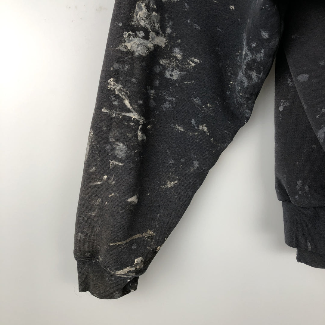 Carhartt Painted Full-Zip Sweatshirt, Men's XXL cotton Charcoal Vintage Second Hand