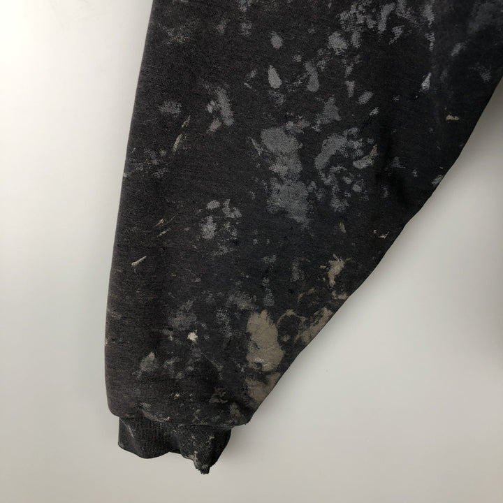 Carhartt Painted Full-Zip Sweatshirt, Men's XXL cotton Charcoal Vintage Second Hand