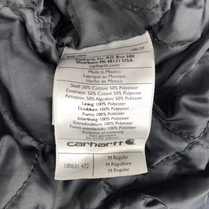 Carhartt RAIN DEFENDER Padded Full-Zip Sweatshirt, Men's Size M cotton navy blue type Vintage Second Hand