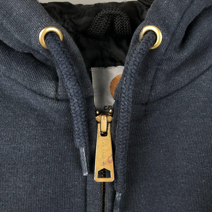 Carhartt RAIN DEFENDER Padded Full-Zip Sweatshirt, Men's Size M cotton navy blue type Vintage Second Hand