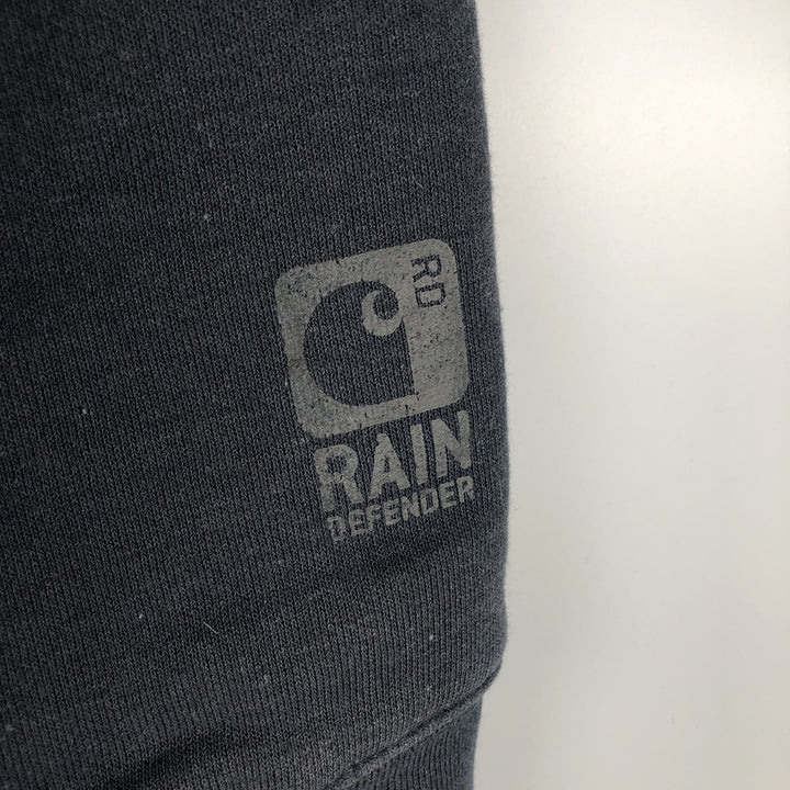 Carhartt RAIN DEFENDER Padded Full-Zip Sweatshirt, Men's Size M cotton navy blue type Vintage Second Hand