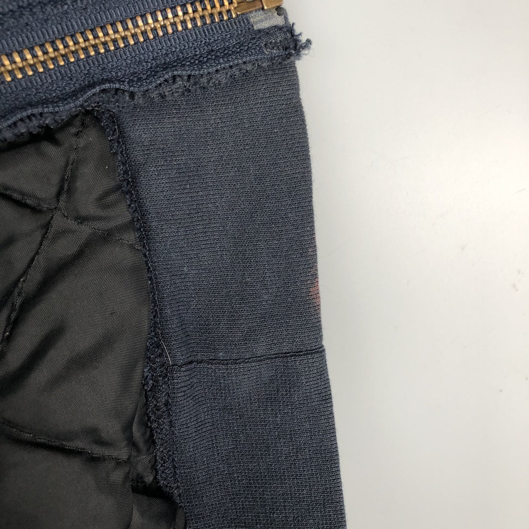 Carhartt RAIN DEFENDER Padded Full-Zip Sweatshirt, Men's Size M cotton navy blue type Vintage Second Hand