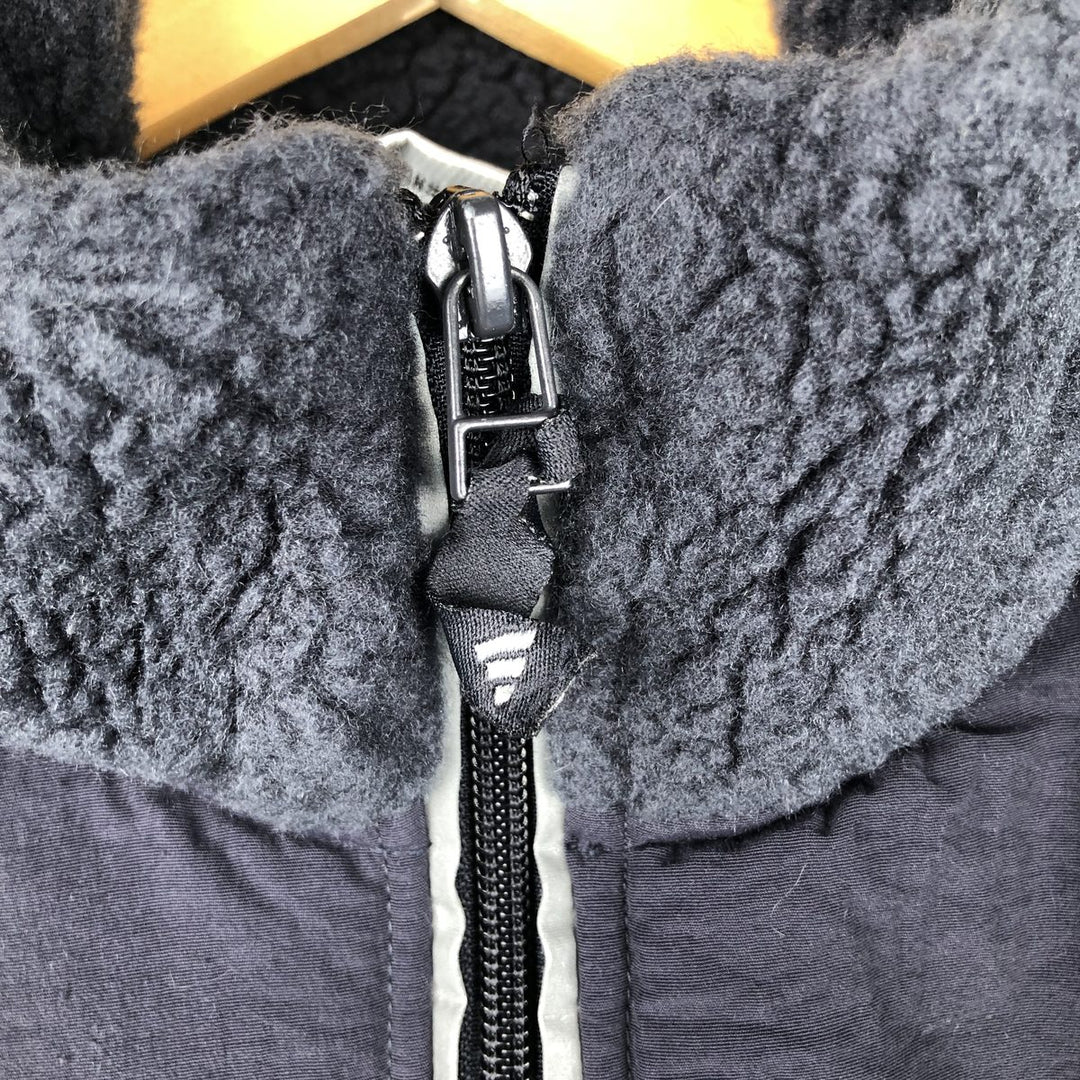 2000'S Adidas Half-Zip Fleece Pullover, Men's Size Medium polyester navy blue type Vintage Second Hand