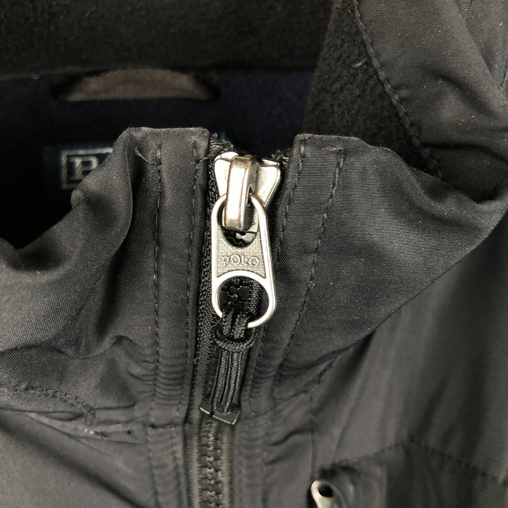 Ralph Lauren POLO by Ralph Lauren fleece jacket, men's XXL size polyester navy blue type Vintage Second Hand