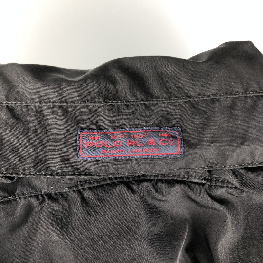 Ralph Lauren POLO by Ralph Lauren fleece jacket, men's XXL size polyester navy blue type Vintage Second Hand