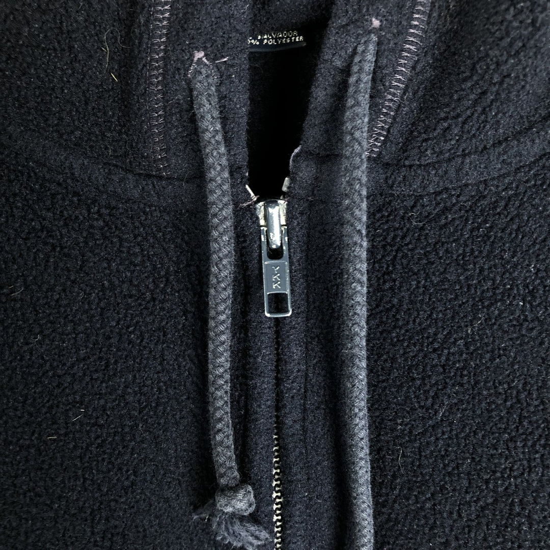 Ralph Lauren POLO by Ralph Lauren fleece full-zip hoodie, men's size XL polyester navy blue type Vintage Second Hand