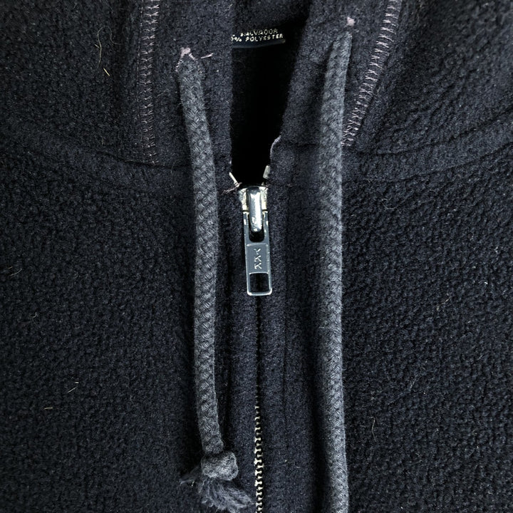 Ralph Lauren POLO by Ralph Lauren fleece full-zip hoodie, men's size XL polyester navy blue type Vintage Second Hand