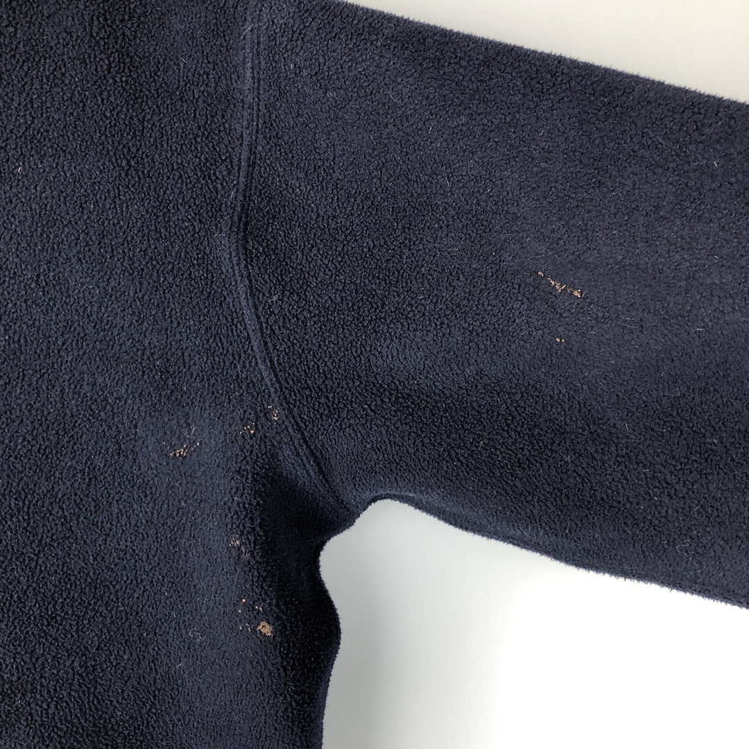 Ralph Lauren POLO by Ralph Lauren fleece full-zip hoodie, men's size XL polyester navy blue type Vintage Second Hand