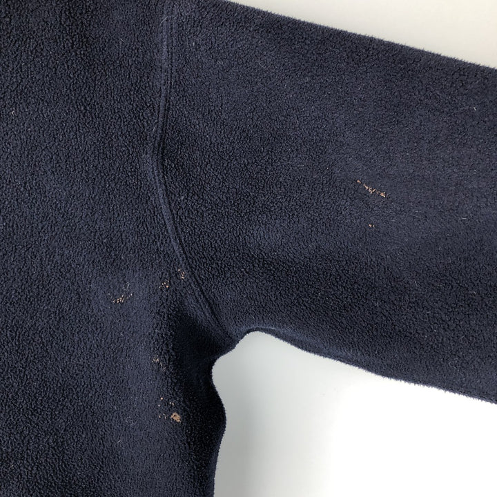 Ralph Lauren POLO by Ralph Lauren fleece full-zip hoodie, men's size XL polyester navy blue type Vintage Second Hand