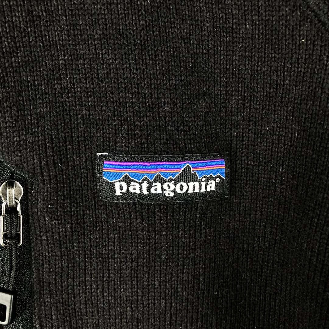 Patagonia Better Sweater Pullover STY25980SP19 Half-Zip Fleece Pullover, Men's Size Small polyester black type Vintage Second Hand