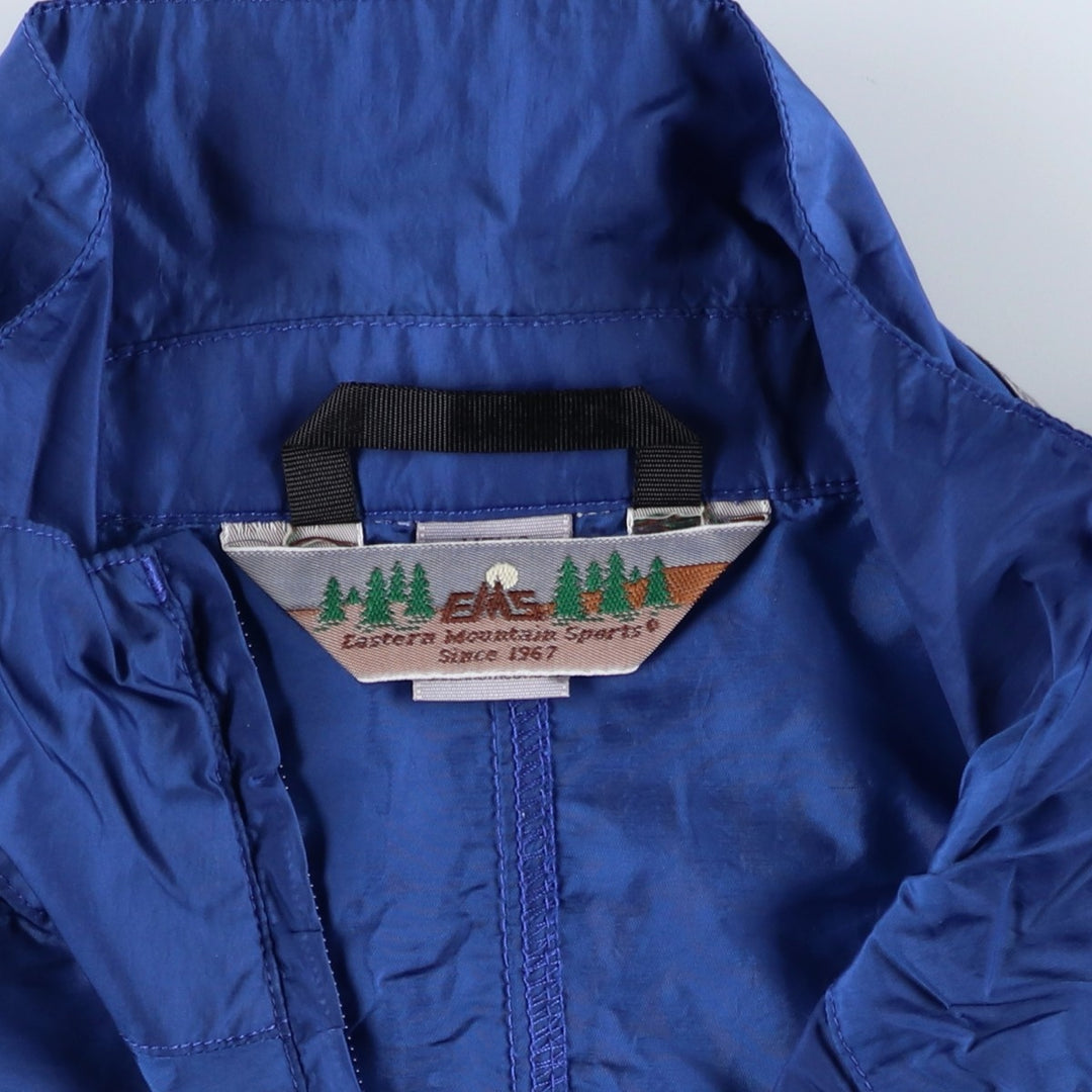 90'S Vintage EMS Half-Zip Nylon Pullover, Men's Size Medium Nylon blue type Vintage Second Hand