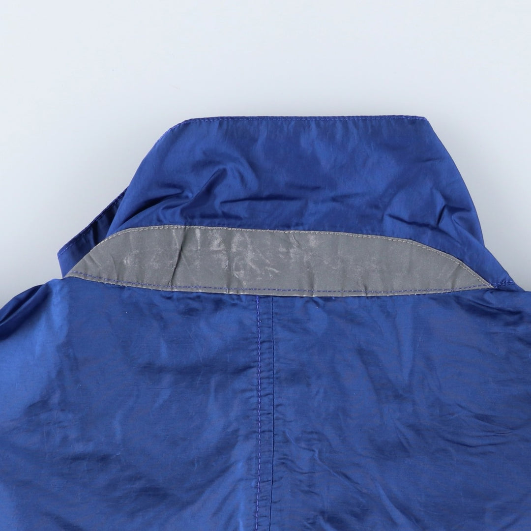 90'S Vintage EMS Half-Zip Nylon Pullover, Men's Size Medium Nylon blue type Vintage Second Hand