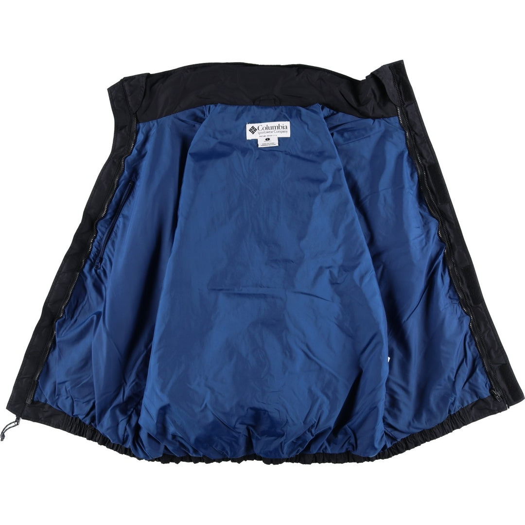 90s-00'S Columbia Whirlibird Mountain Jacket, Men's Size L Nylon black type Vintage Second Hand