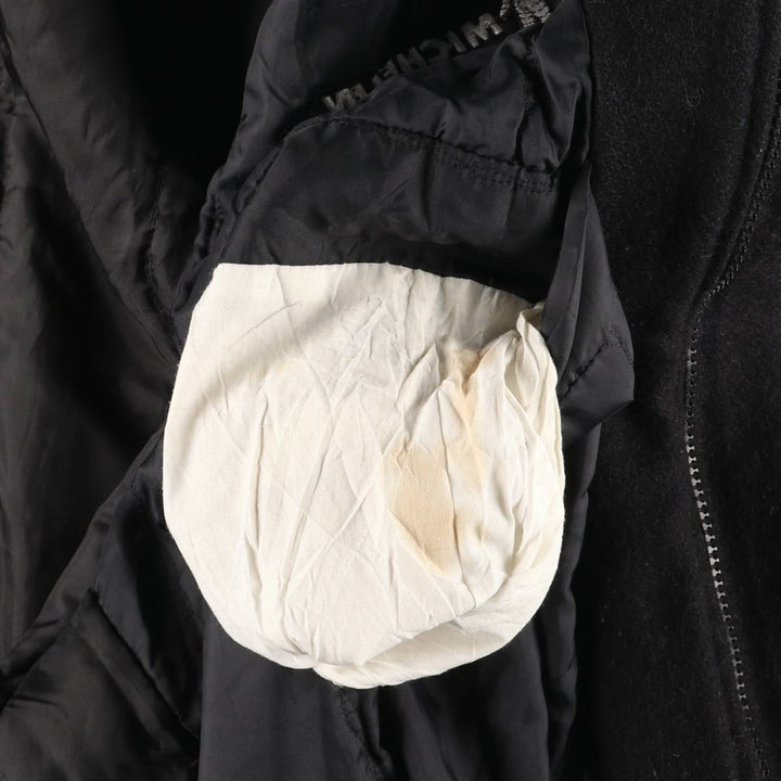 90'S Canada Sportswear Michelin padded wool varsity jacket, award-winning, made in Canada, men's size XL wool black type Vintage Second Hand