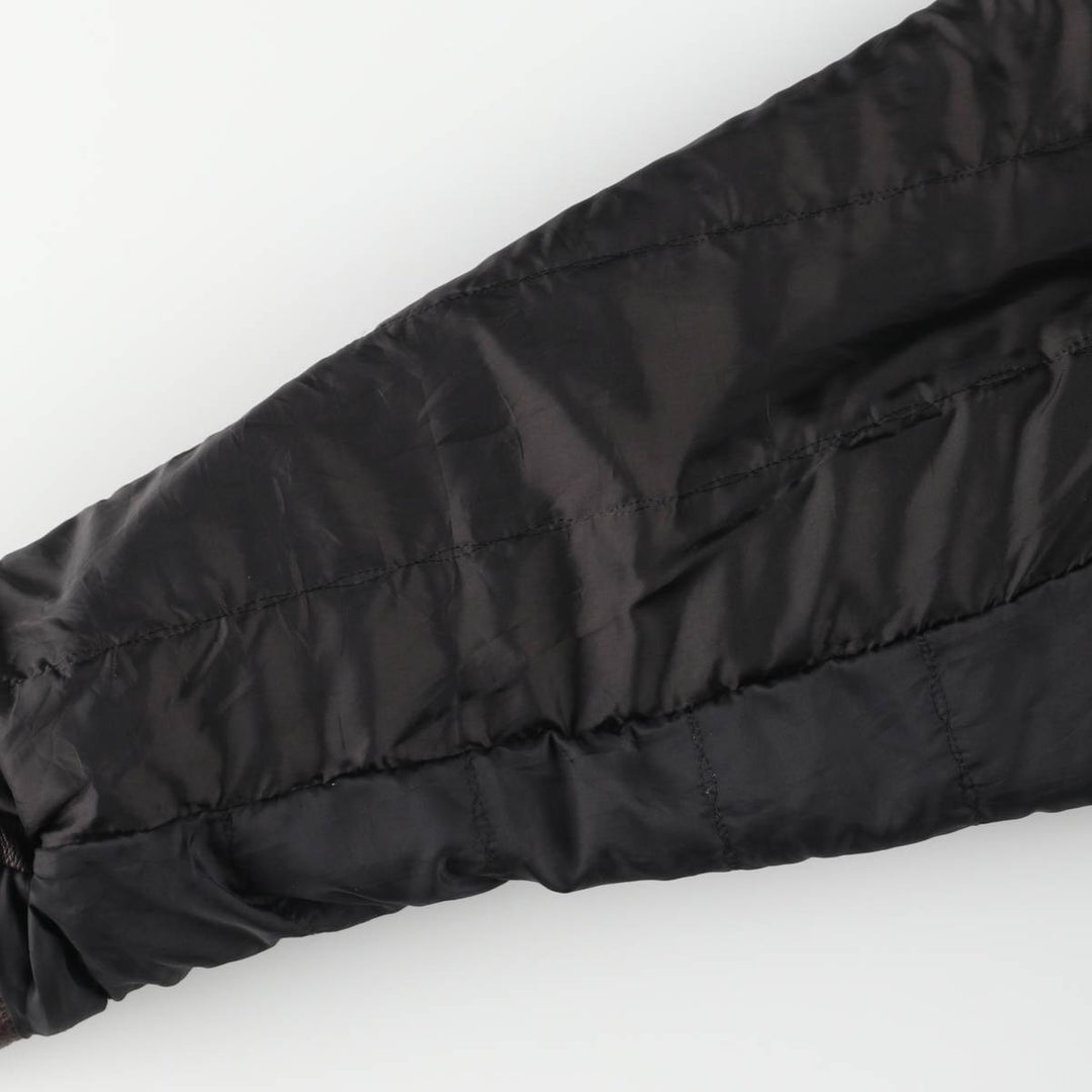 90'S Canada Sportswear Michelin padded wool varsity jacket, award-winning, made in Canada, men's size XL wool black type Vintage Second Hand