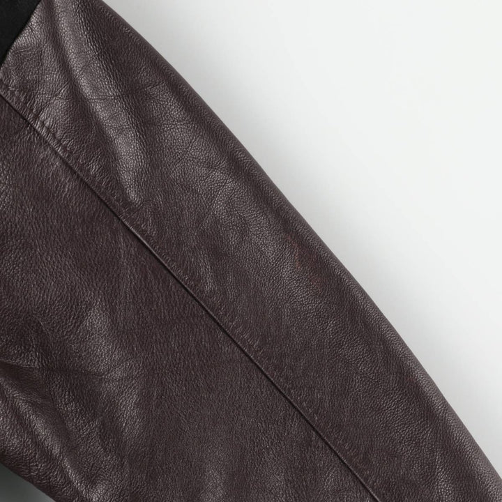 90'S Canada Sportswear Michelin padded wool varsity jacket, award-winning, made in Canada, men's size XL wool black type Vintage Second Hand