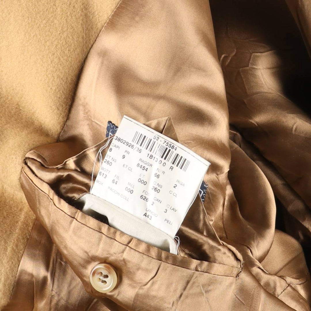 Ralph Lauren POLO by Ralph Lauren wool chesterfield coat, long, made in Italy, men's size M. wool Beige type Vintage Second Hand