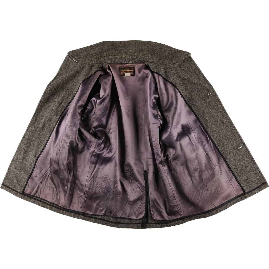 Vintage 1970'S Eddie Bauer peacoat with black tag, made in the USA, size L. wool gray type Vintage Second Hand