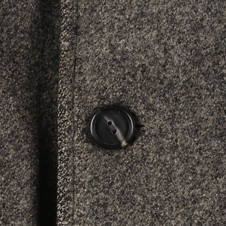 Vintage 1970'S Eddie Bauer peacoat with black tag, made in the USA, size L. wool gray type Vintage Second Hand