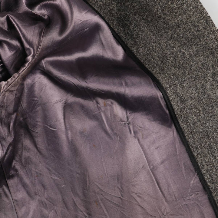 Vintage 1970'S Eddie Bauer peacoat with black tag, made in the USA, size L. wool gray type Vintage Second Hand