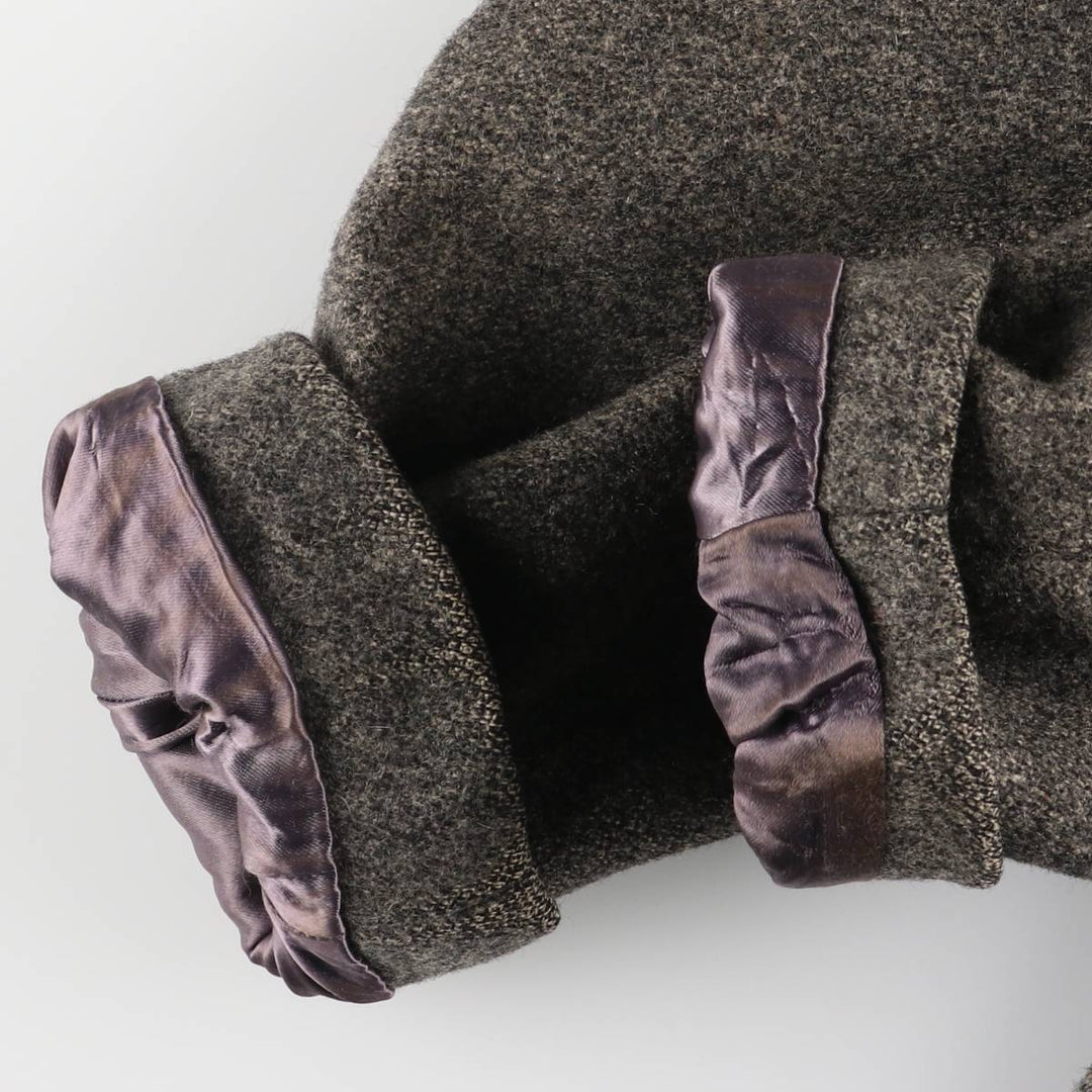 Vintage 1970'S Eddie Bauer peacoat with black tag, made in the USA, size L. wool gray type Vintage Second Hand