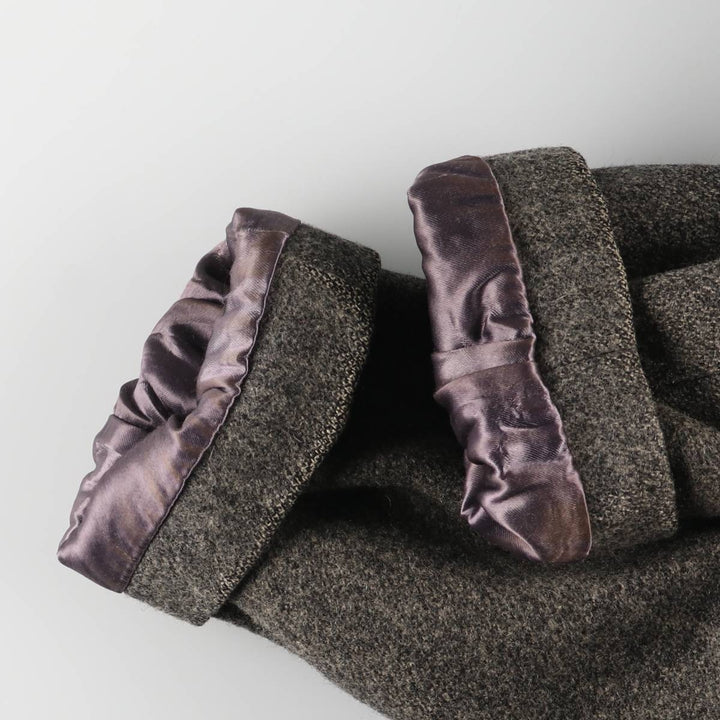 Vintage 1970'S Eddie Bauer peacoat with black tag, made in the USA, size L. wool gray type Vintage Second Hand