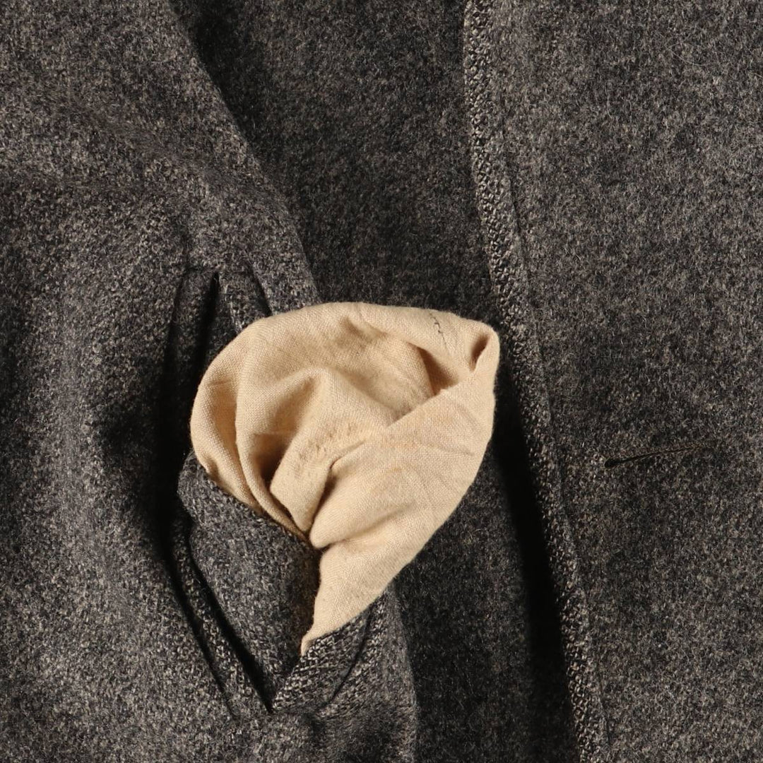 Vintage 1970'S Eddie Bauer peacoat with black tag, made in the USA, size L. wool gray type Vintage Second Hand