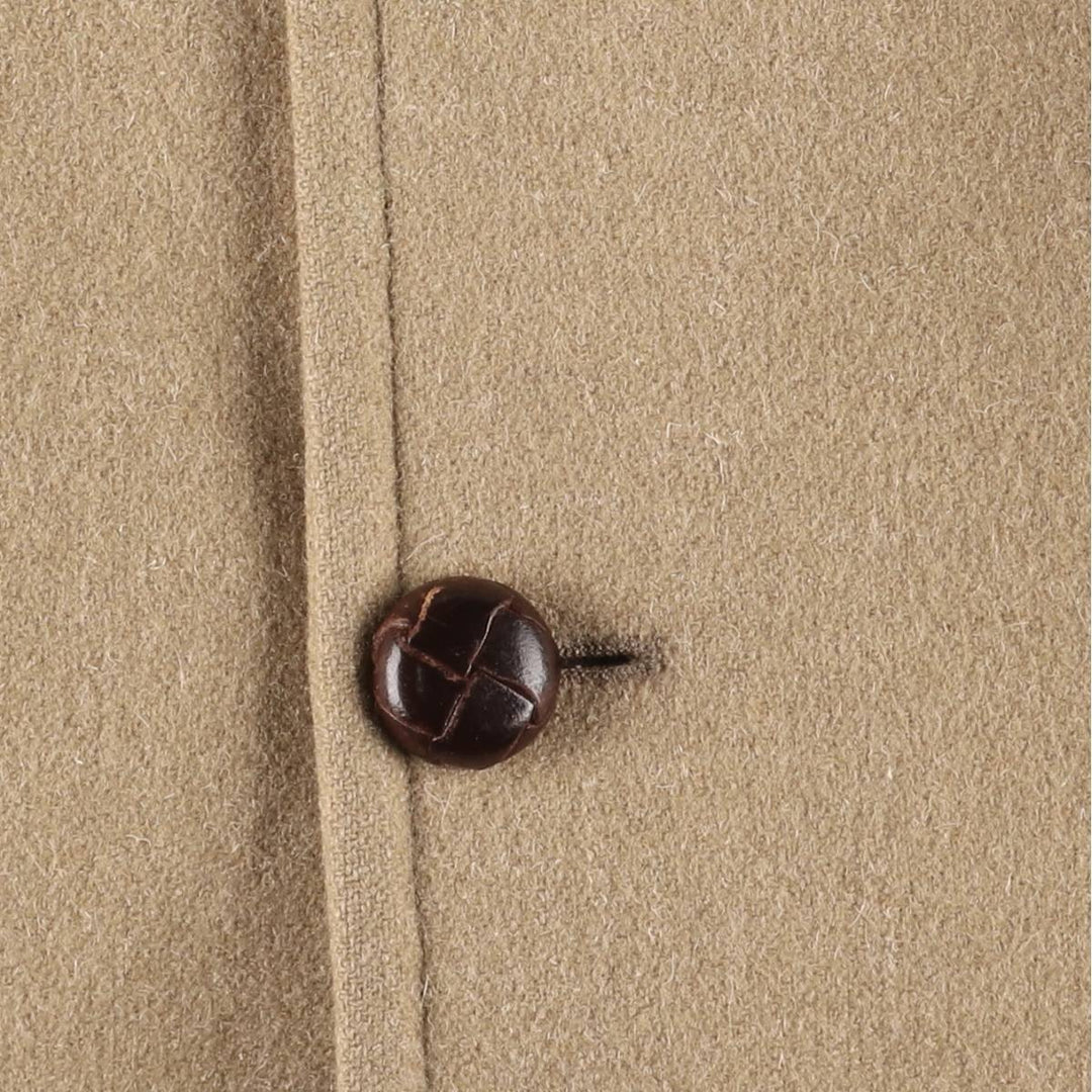 Vintage 1980'S Pendleton wool Chesterfield coat, made in the USA, size L, men's wool Beige type Vintage Second Hand