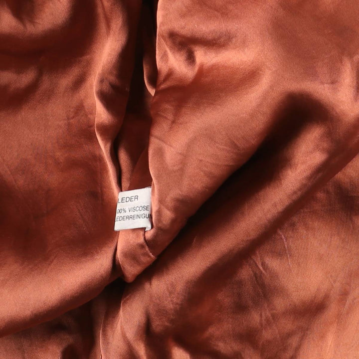 Vintage DANIELS leather jacket, men's size XL genuine leather black type Vintage Second Hand