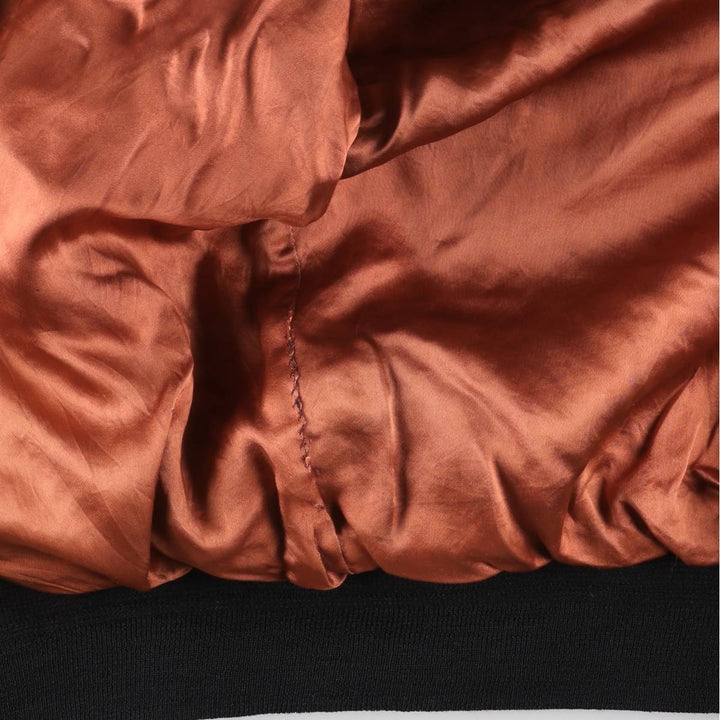 Vintage DANIELS leather jacket, men's size XL genuine leather black type Vintage Second Hand