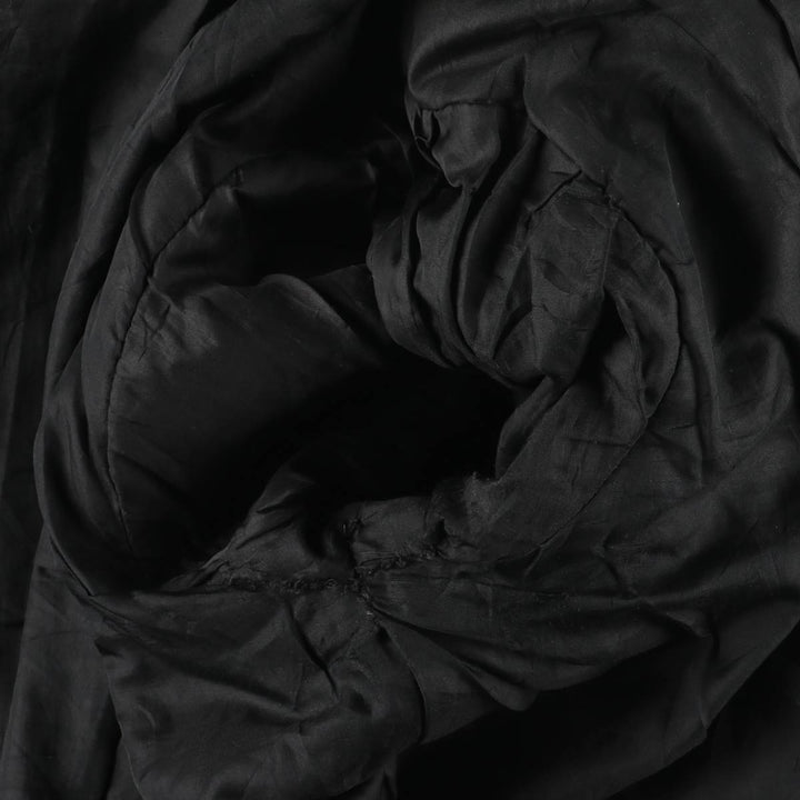 Padded leather blouson, men's size XL unclear black type Vintage Second Hand