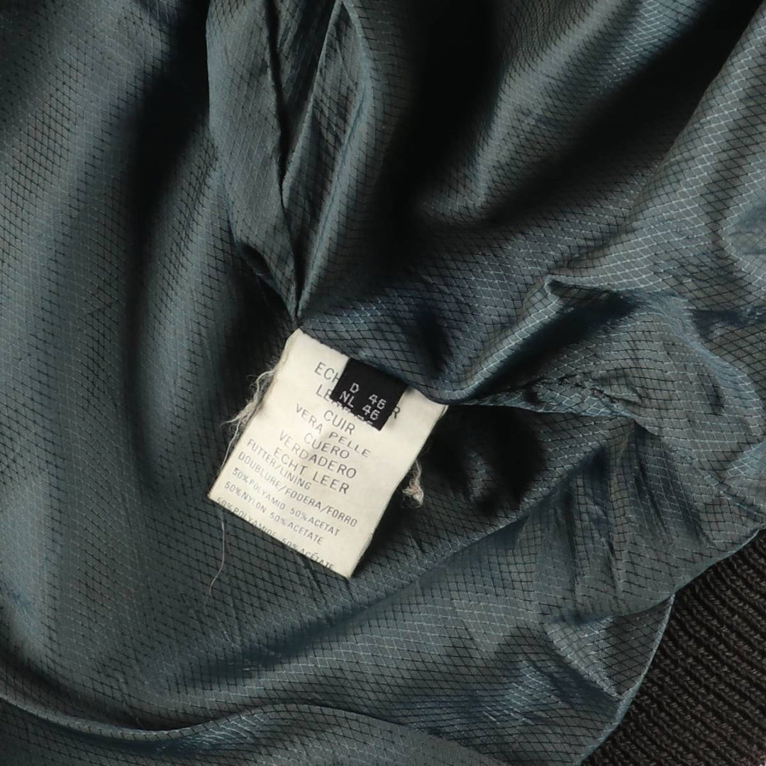 TRAPPER Leather Blouson, Men's Size L, Vintage genuine leather brown type Vintage Second Hand