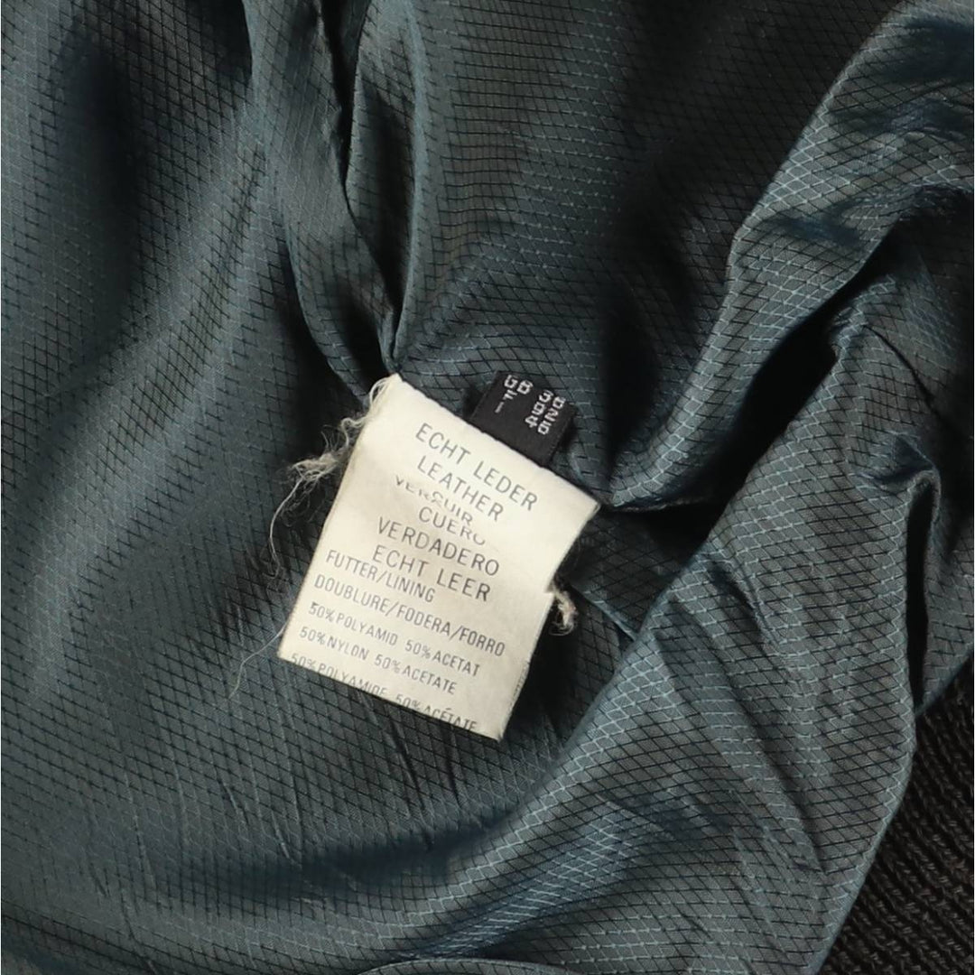 TRAPPER Leather Blouson, Men's Size L, Vintage genuine leather brown type Vintage Second Hand