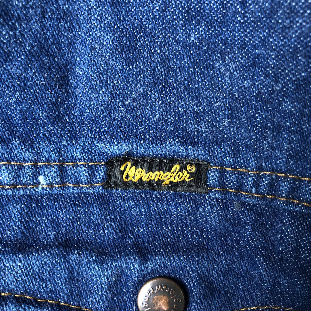 Wrangler 74145PW Western Denim Jacket, Men's XL cotton blue type Vintage Second Hand