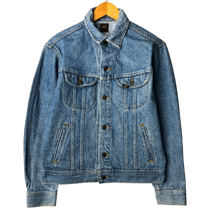 Vintage 1990'S Lee denim jacket, size PATD-153438, men's size S. unclear Blue type light blue Vintage Second Hand
