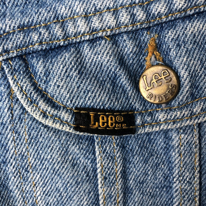 Vintage 1990'S Lee denim jacket, size PATD-153438, men's size S. unclear Blue type light blue Vintage Second Hand
