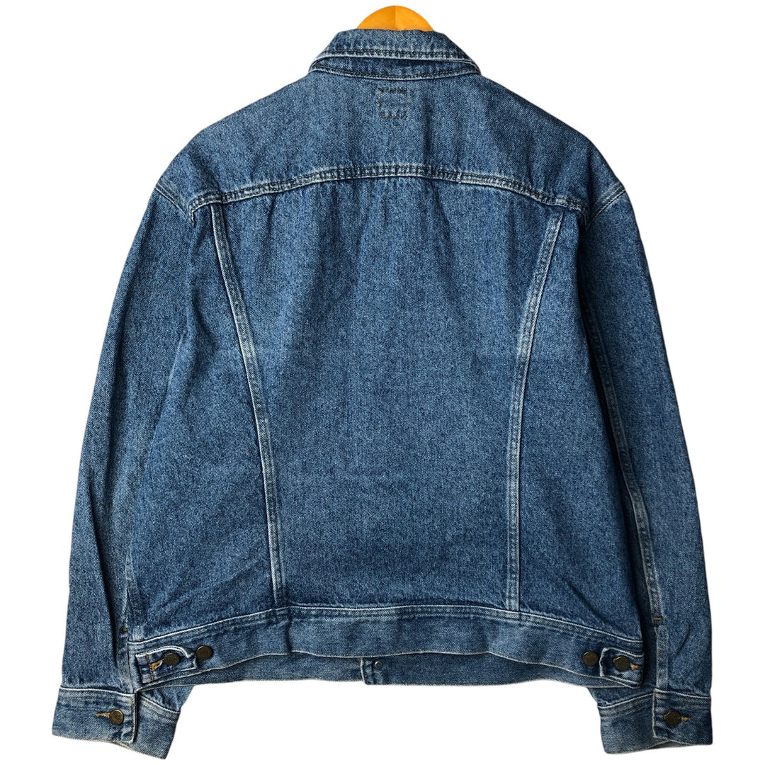 Vintage 1990'S Lee denim jacket, size PATD-153438, men's size L unclear blue type Vintage Second Hand