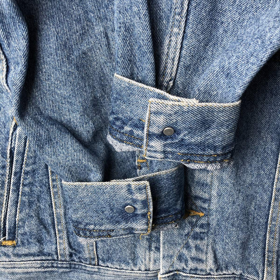 Vintage 1990'S Lee denim jacket, size PATD-153438, men's size L unclear blue type Vintage Second Hand